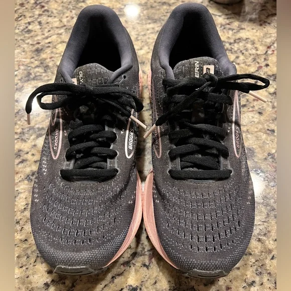 Brooks Women's Athletic Shoes in Black and Pink - Picture 1 of 4
